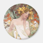 Art Nouveau - Mucha - Perfume Ad Refrigerator Magnets
