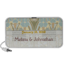 art nouveau nature beauty wedding keepsake laptop speaker