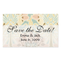 art nouveau nature floral pattern art rectangular sticker