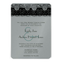 Art Nouveau Orchard Vintage Bird Wedding Invitate Announcement