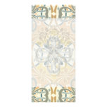 art nouveau ornate geometric pattern rack card design