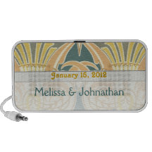 art nouveau ornate royale wedding keepsake PC speakers