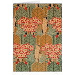 Art Nouveau Pattern #1 at Emporio Moffa Greeting Card