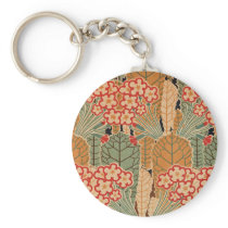 Art Nouveau Pattern #1 at Emporio Moffa Key Chain