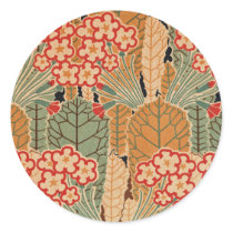 Art Nouveau Pattern #1 at Emporio Moffa Round Stickers
