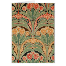 Art Nouveau Pattern #3 at Emporio Moffa Greeting Cards