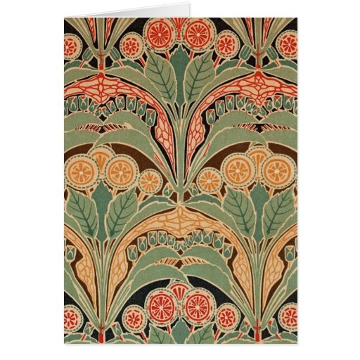 Art Nouveau Pattern #3 at Emporio Moffa Greeting Cards