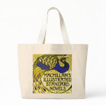 Art Nouveau:  Peacock Illustration Tote Bag