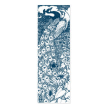 Art Nouveau Peacocks Business Card Templates