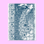 Art Nouveau Peacocks postcards