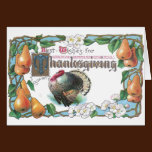 Art Nouveau Pears & Turkey cards