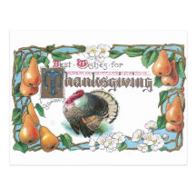 Art Nouveau Pears & Turkey Post Cards