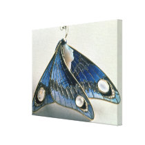 Art Nouveau pendant in the form a butterfly, c.190 canvas prints