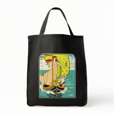 Art Nouveau - Perfume Ad by L.Rhead Bag by VintageCabaret