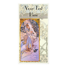 Art Nouveau Personalized Photo Card