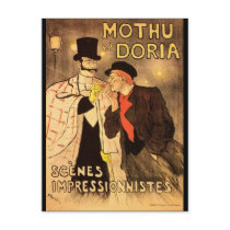 Art Nouveau Postcard - Mothu et Doria
