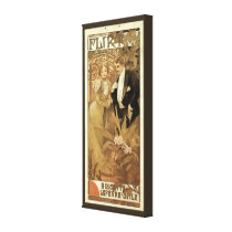 Art Nouveau Poster; Flirt Biscuit; Alphonse Mucha