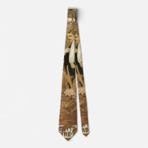 Art Nouveau Poster; Flirt Biscuit; Alphonse Mucha Neck Ties