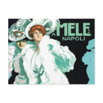 Art Nouveau Poster; Napoli, E. & A. Mele & Ci. Post Cards
