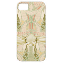 art nouveau pretty geometric pattern floral iPhone 5 cases