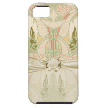 art nouveau pretty geometric pattern floral iPhone 5 cases