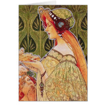 Art Nouveau: Privat-Livemont "Biscuits" Card