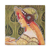 Art Nouveau: Privat-Livemont "Biscuits" Fridge Magnets