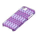 Art nouveau repeating magenta pattern iPhone 5 cases