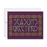 Art Nouveau Season's Greetings