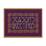 Art Nouveau Season's Greetings