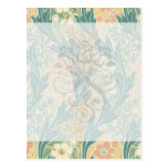 art nouveau spring bloom lovely floral art post card