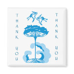 Art Nouveau Storks Nest Magnet