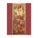 Art Nouveau The Precious Stones, Amethyst Postcard