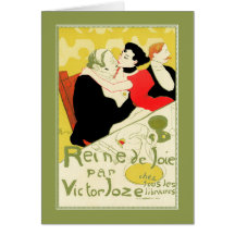 Art Nouveau: Toulouse Lautrec - Reine de Joie Cards