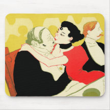 Art Nouveau: Toulouse Lautrec - Reine de Joie Mouse Pads