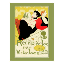 Art Nouveau: Toulouse Lautrec - Reine de Joie Post Card