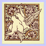 Art Nouveau Turtle Doves Wedding Invitation invitations