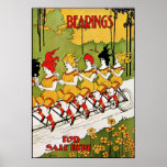 Art Nouveau: Vintage Advertising Poster - Bearings