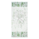 art nouveau vintage foliage pattern rack card template