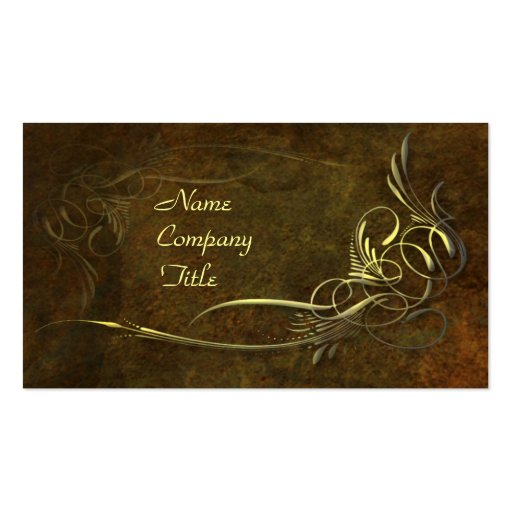 Art Noveau Elegance Business Card Template