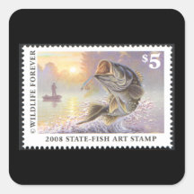Art of Conservation Stamp - 2008 Sticker
