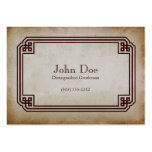 Art of Manliness Framed Calling Card Business Card Templates