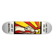 Art of skating skate board deck