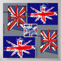Art of  union jack poster