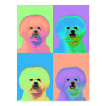 Art op - Bichon Frise Cartes Postales