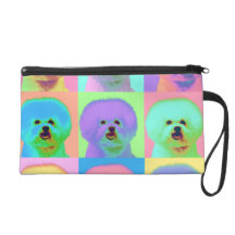 Art op - Bichon Frise Pochettes Avec Dragonne
