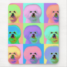 Art op - Bichon Frise Tapis De Souris