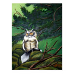 Art Owl Postcard