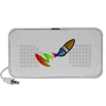 Art Paint Brush iPod Speakers