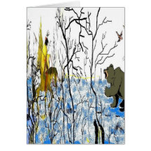 Art Painting Special Greeting Cards
